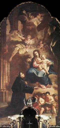 Appearance of the Virgin to St Anthony